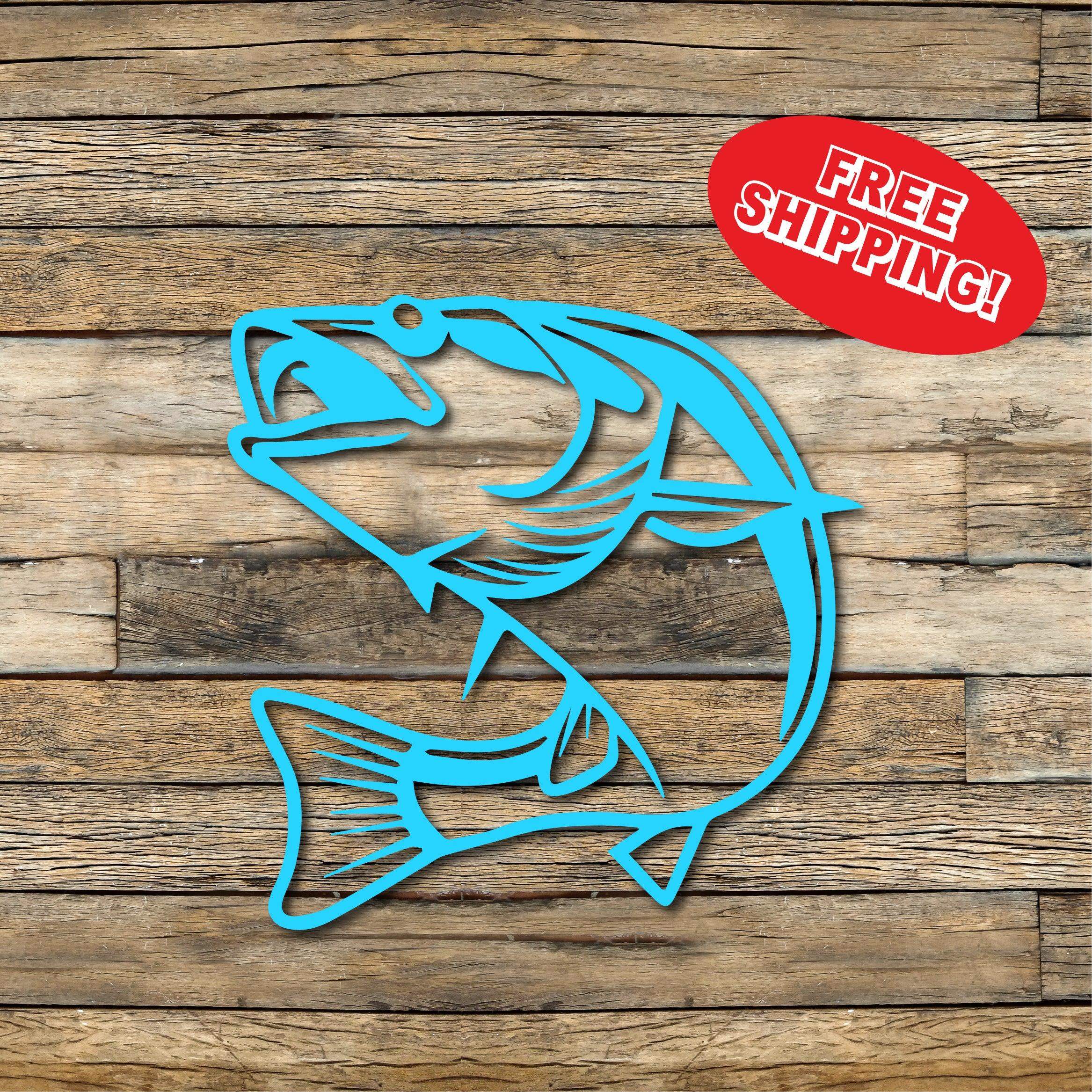 Bass Fishing Decal
