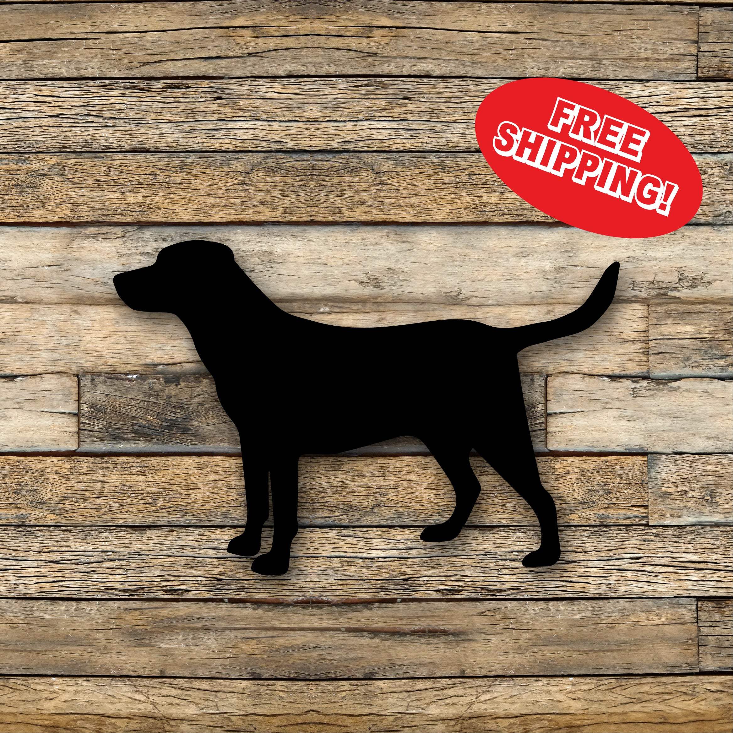Black Lab Decal, Labrador Retriever