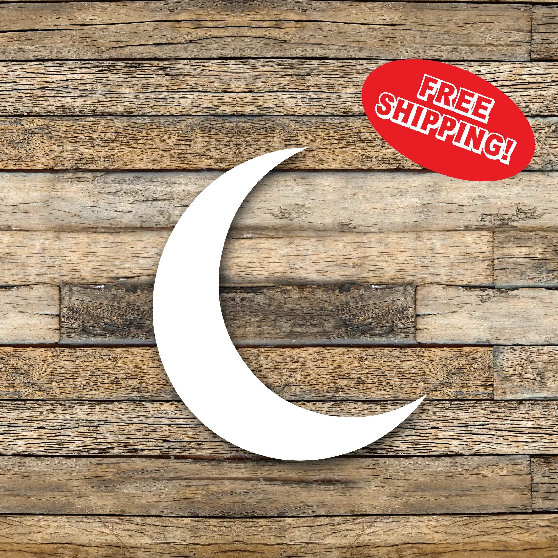 Crescent Moon Decal