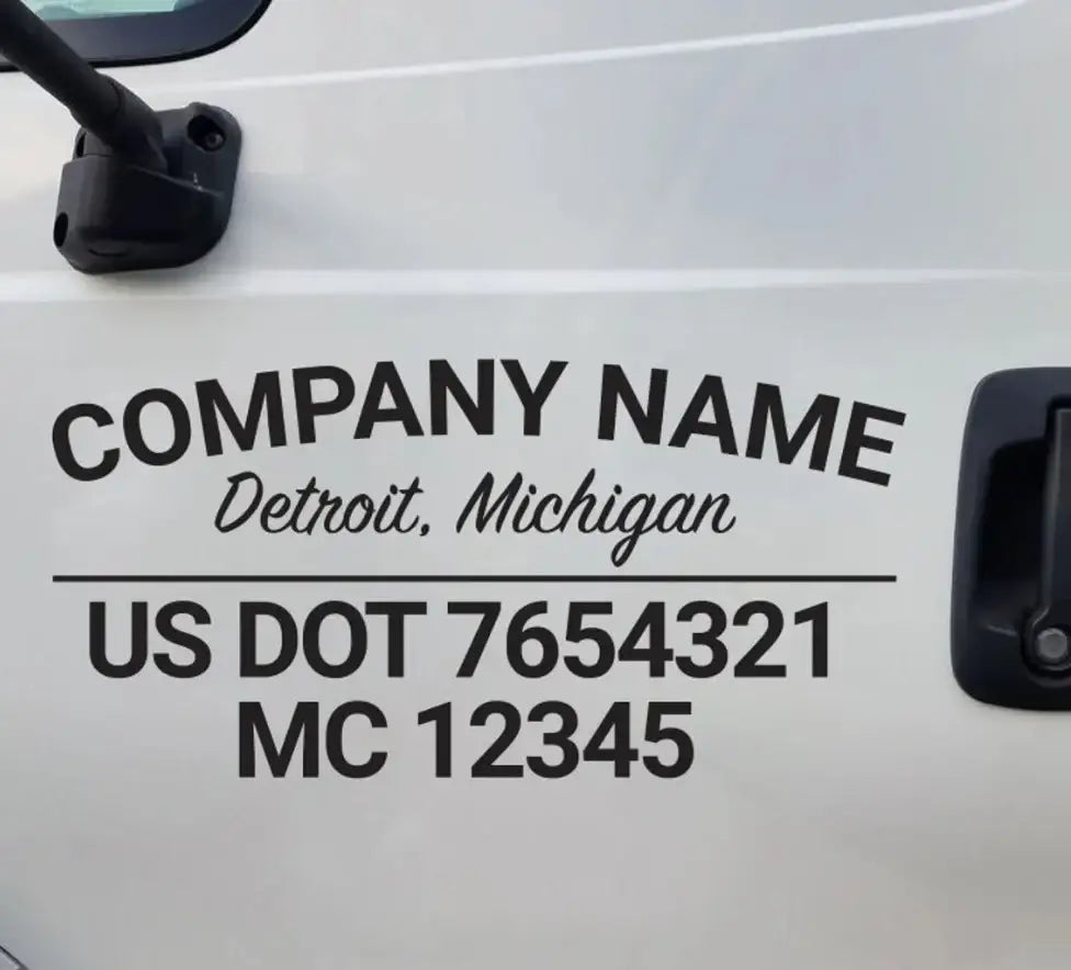 US DOT Decal