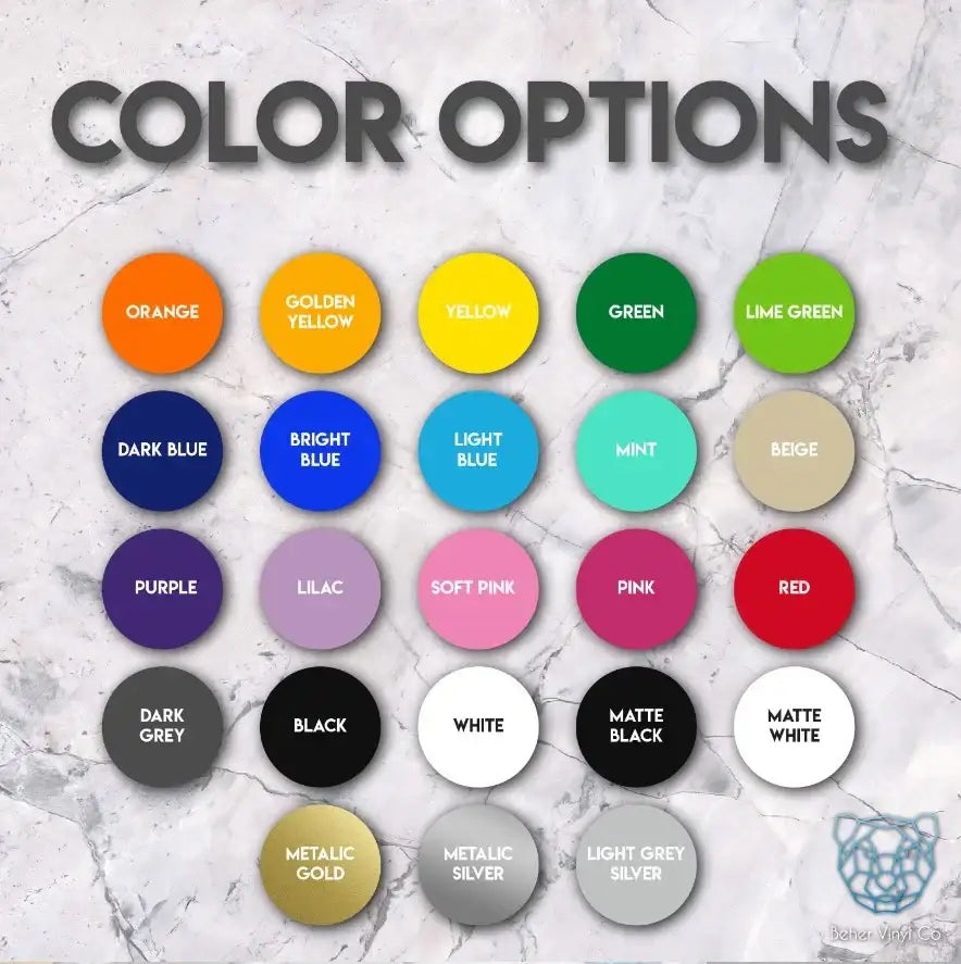 Custom Vinyl Text Decals