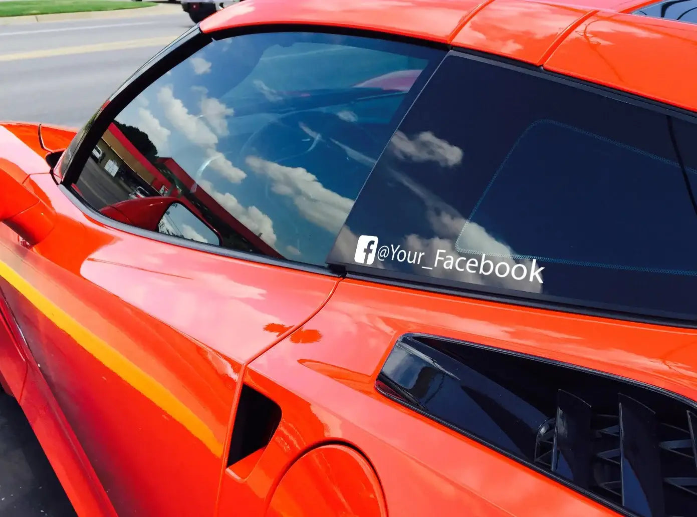 Facebook Car Decal