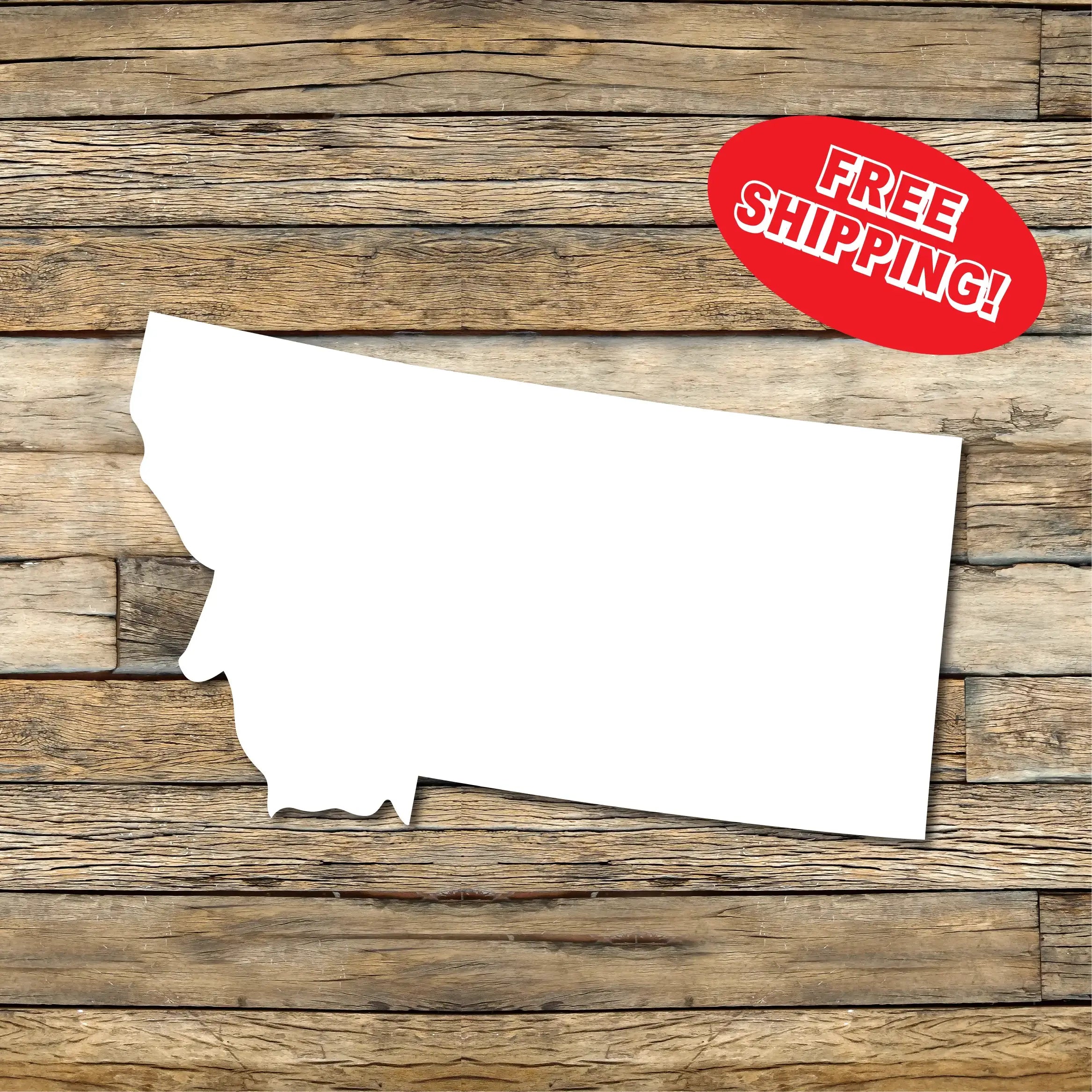 Montana Car Decal, Bumper Sticker, Multiple Sizes Available, Vinyl Car Decal, Montana State, State Outline Decal
