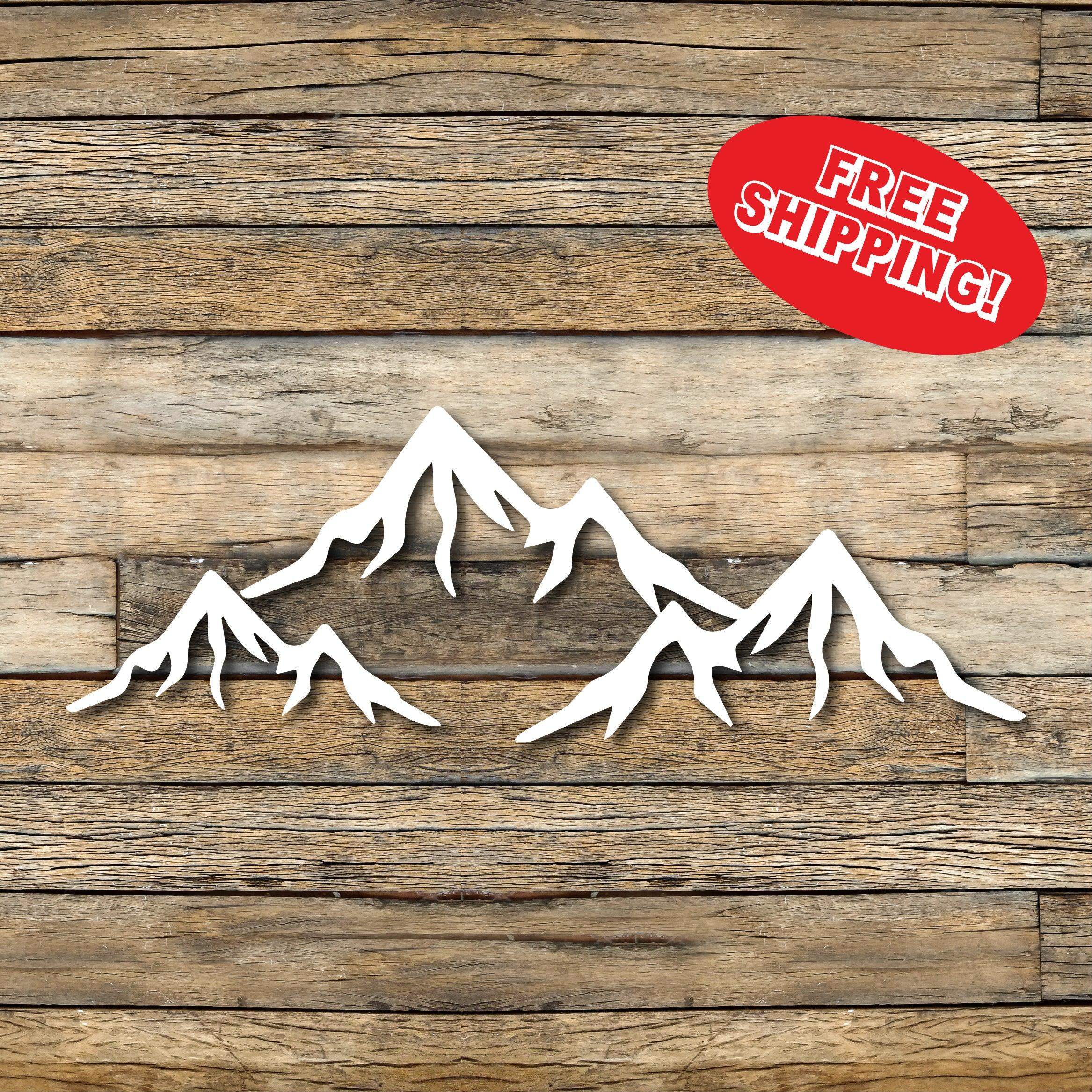 Mountain Range Decal