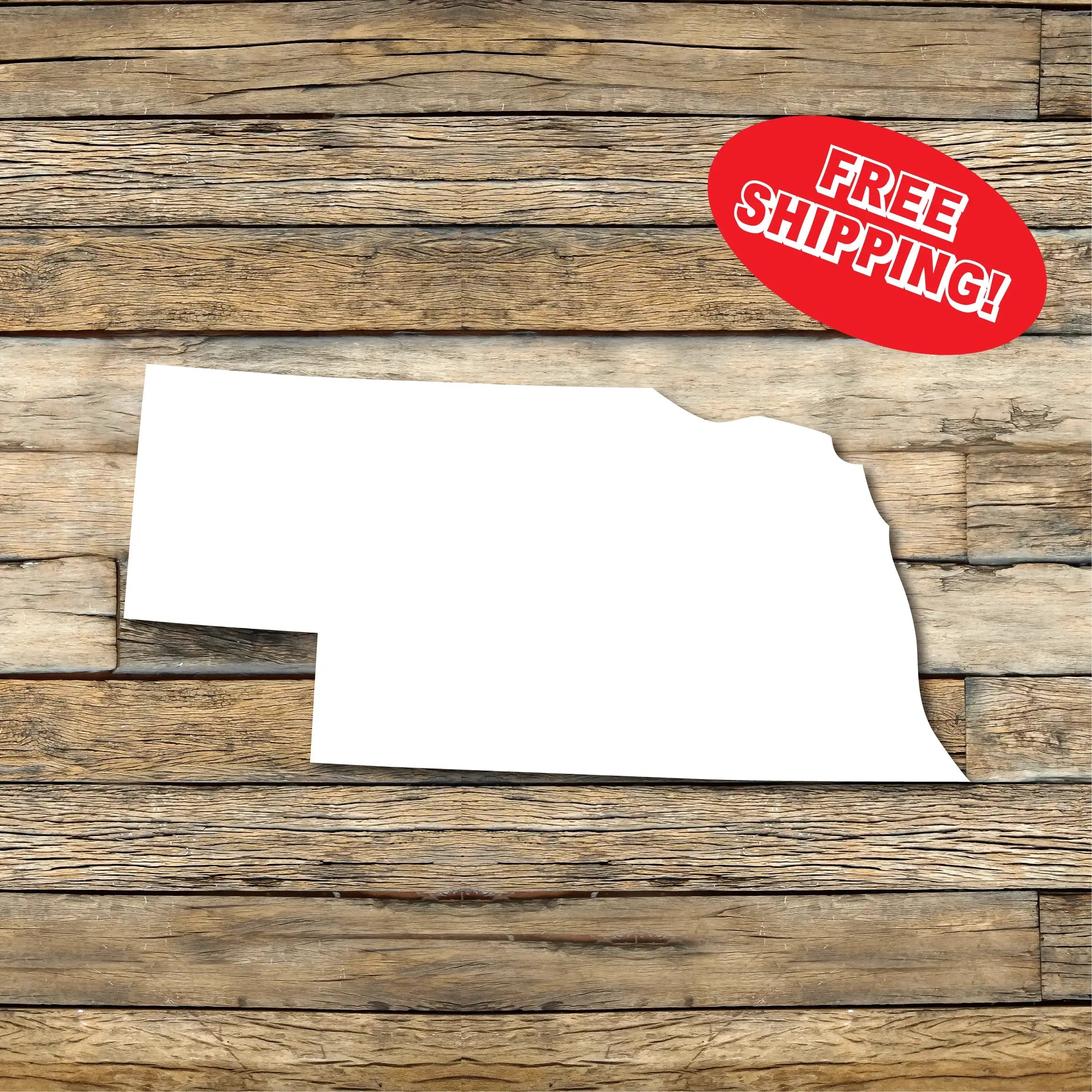Nebraska Car Decal, Bumper Sticker, Multiple Sizes Available, Vinyl Car Decal, Nebraska State, State Outline Decal