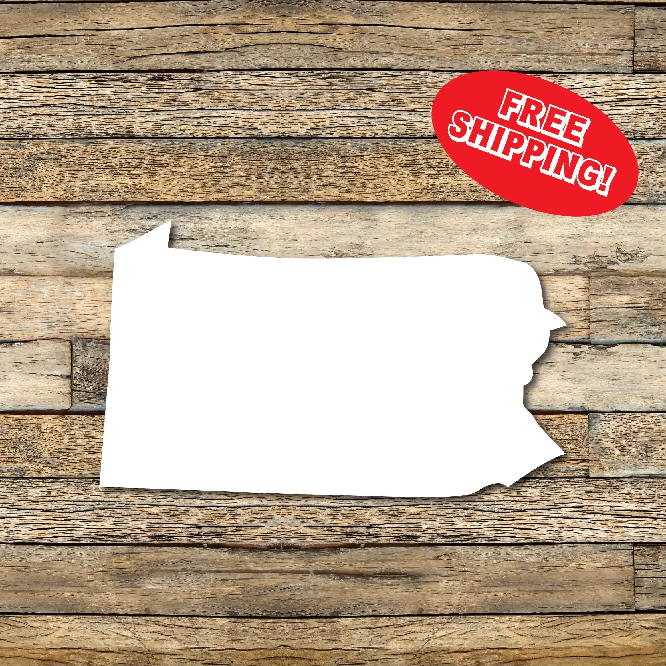 Pennsylvania Car Decal, Bumper Sticker, Multiple Sizes Available, Vinyl Car Decal, Pennsylvania State, State Outline Decal
