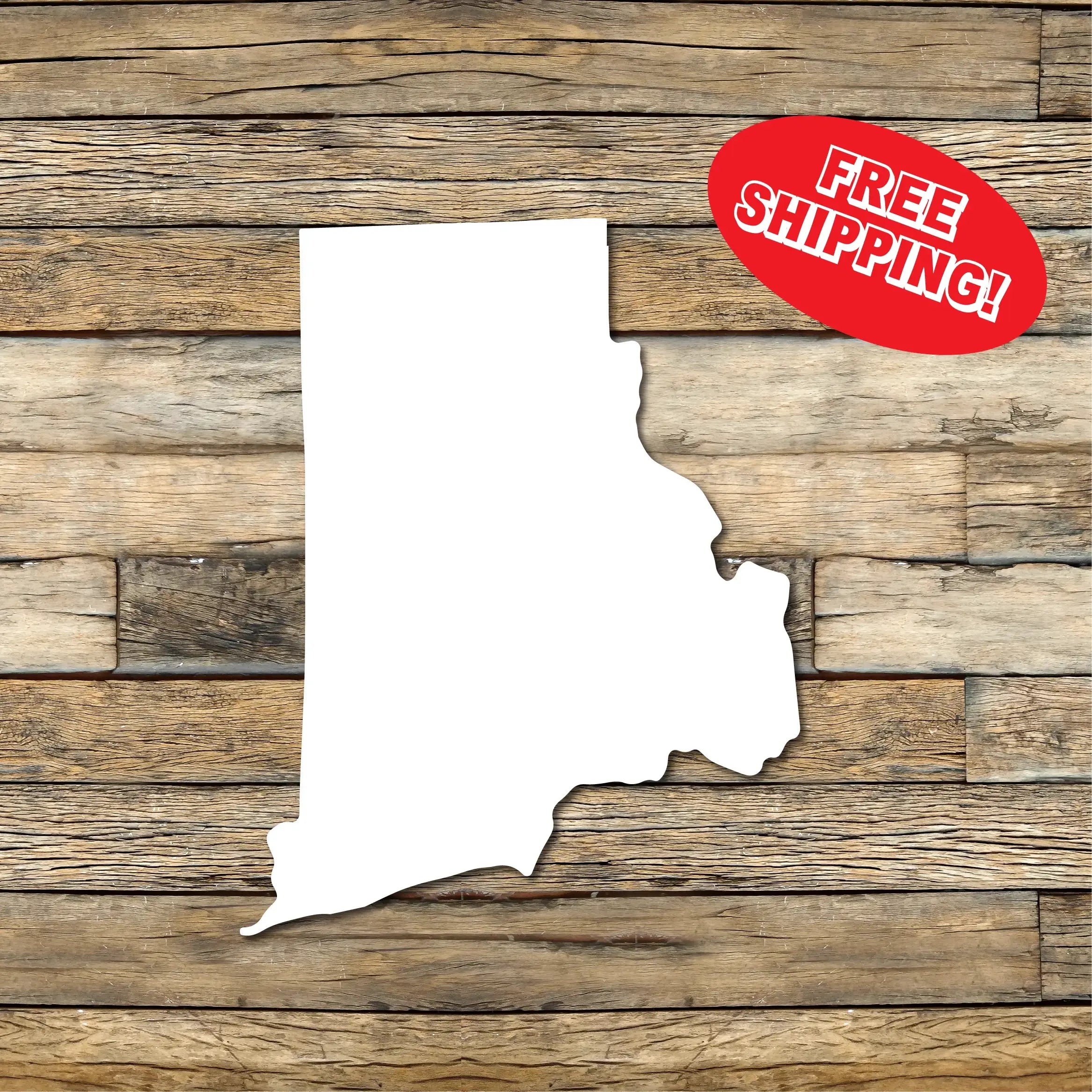 Rhode Island Car Decal, Bumper Sticker, Multiple Sizes Available, Vinyl Car Decal, Rhode Island State, State Outline Decal
