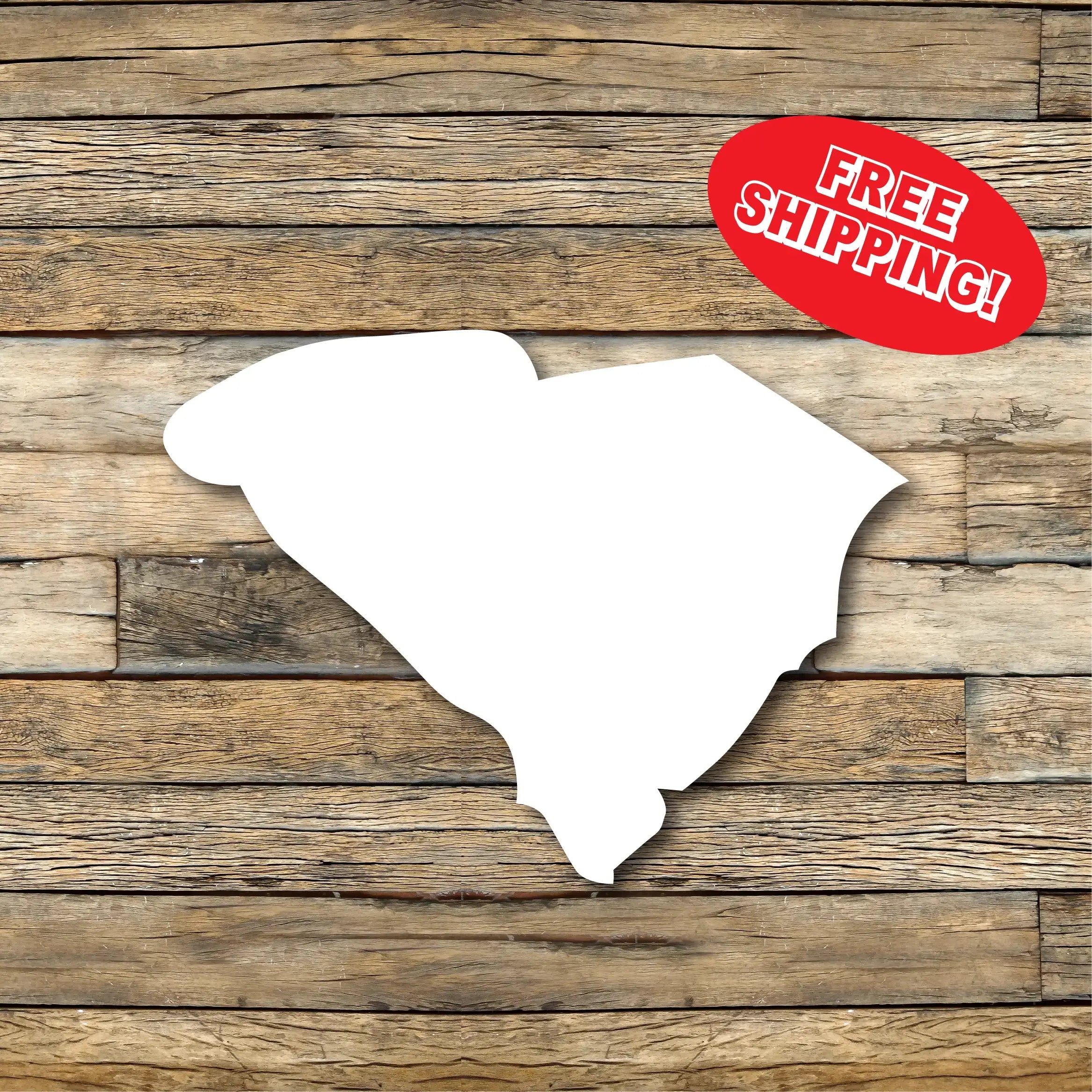 South Carolina Car Decal, Bumper Sticker, Multiple Sizes Available, Vinyl Car Decal, South Carolina State, State Outline Decal
