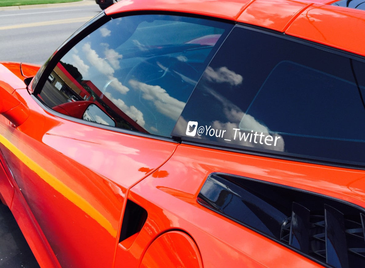 Twitter Car Decal