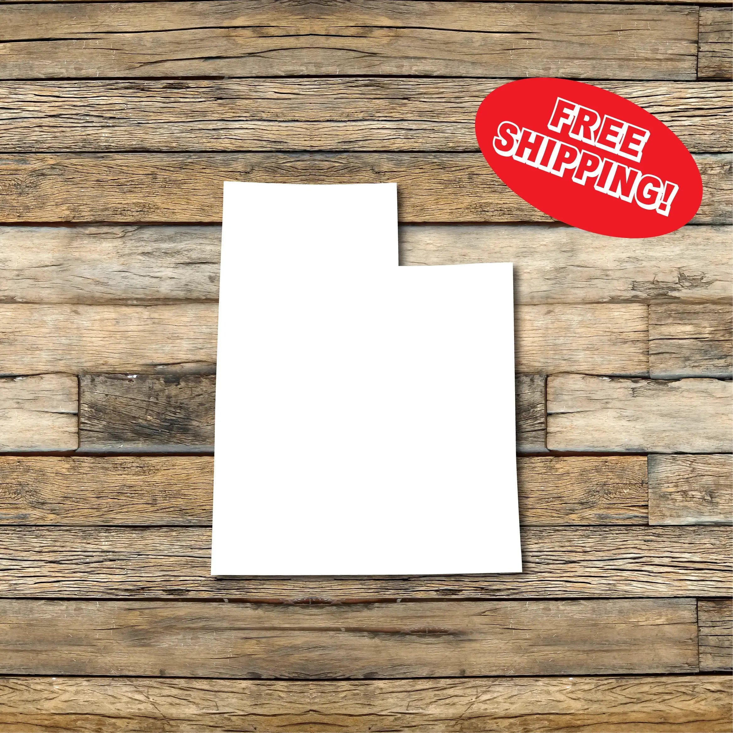 Utah Car Decal, Bumper Sticker, Multiple Sizes Available, Vinyl Car Decal, Utah State, State Outline Decal