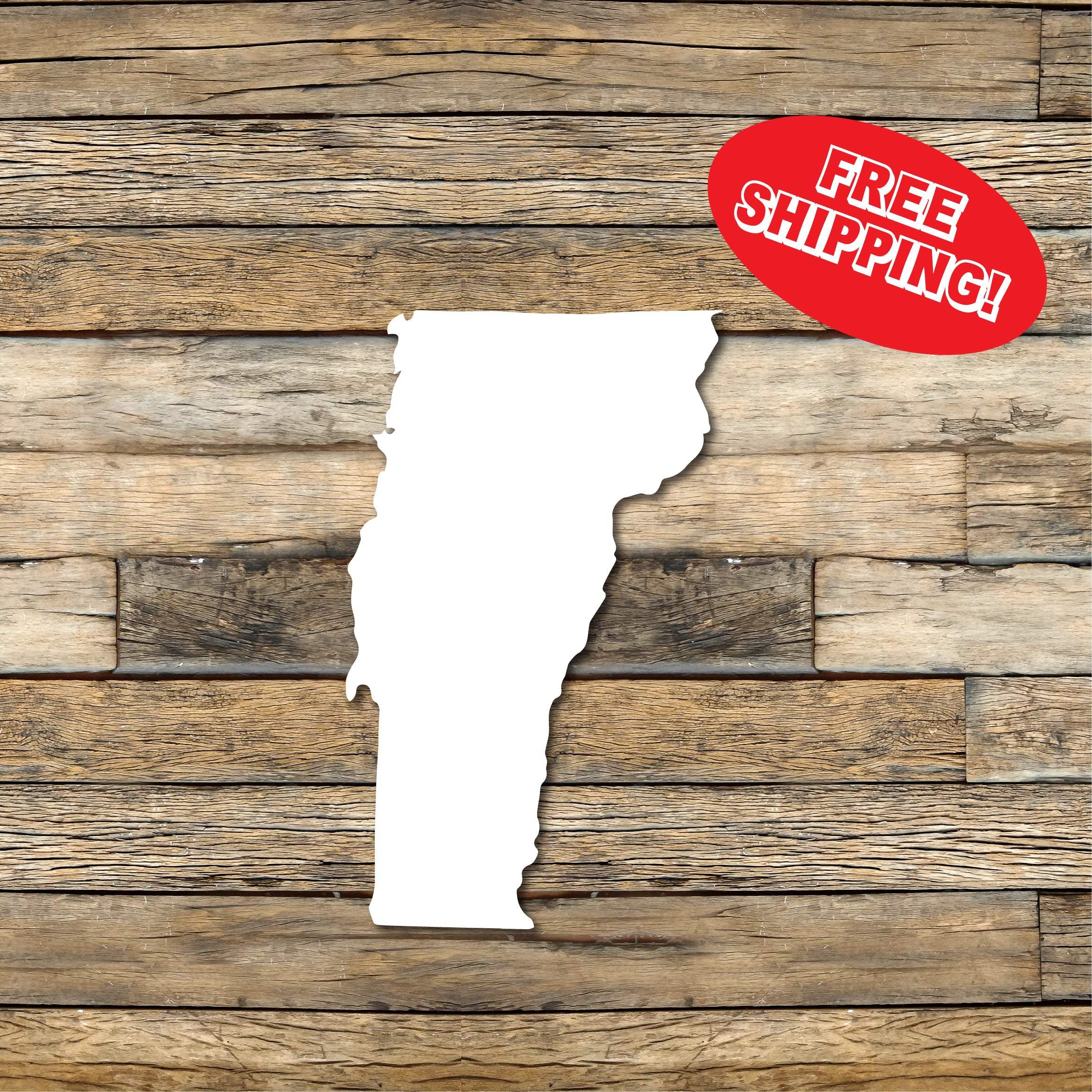 Vermont Car Decal, Bumper Sticker, Multiple Sizes Available, Vinyl Car Decal, Vermont State, State Outline Decal
