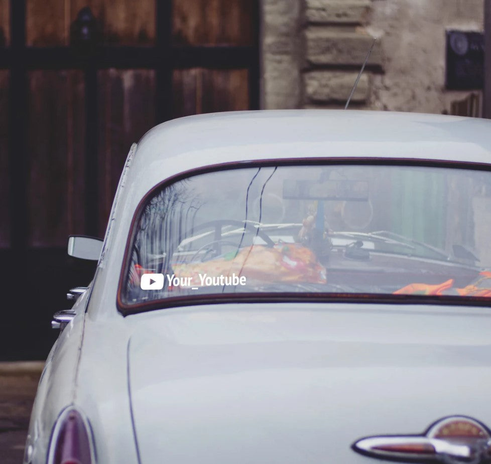Youtube Car Decal