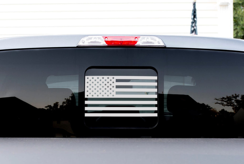 American Flag Decal - Multiple Colors and Sizes -  Car Decal, Vinyl Decal, Truck Decal, American Flag, USA, Military Decal, Veteran Decal