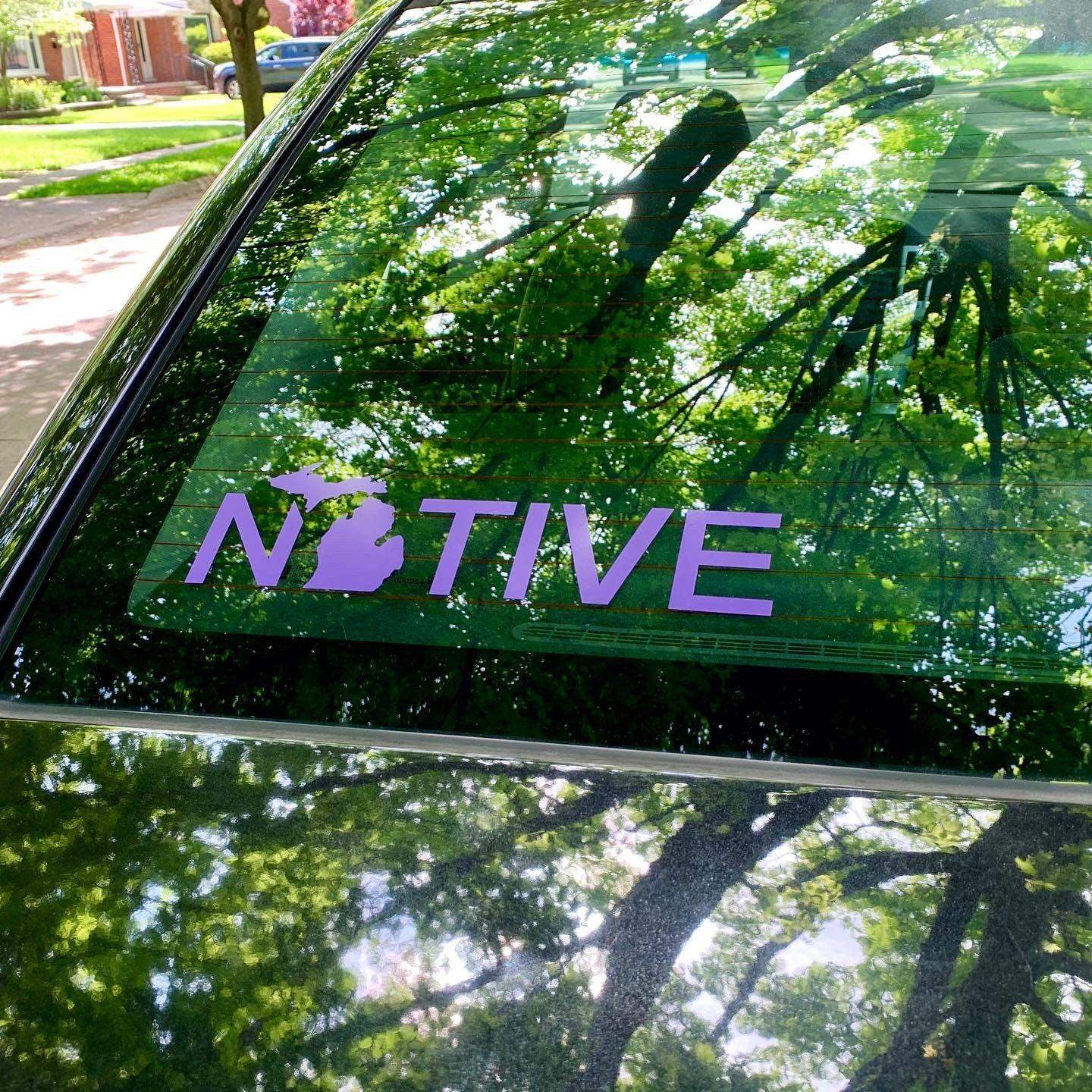 Michigan Native Car Decal