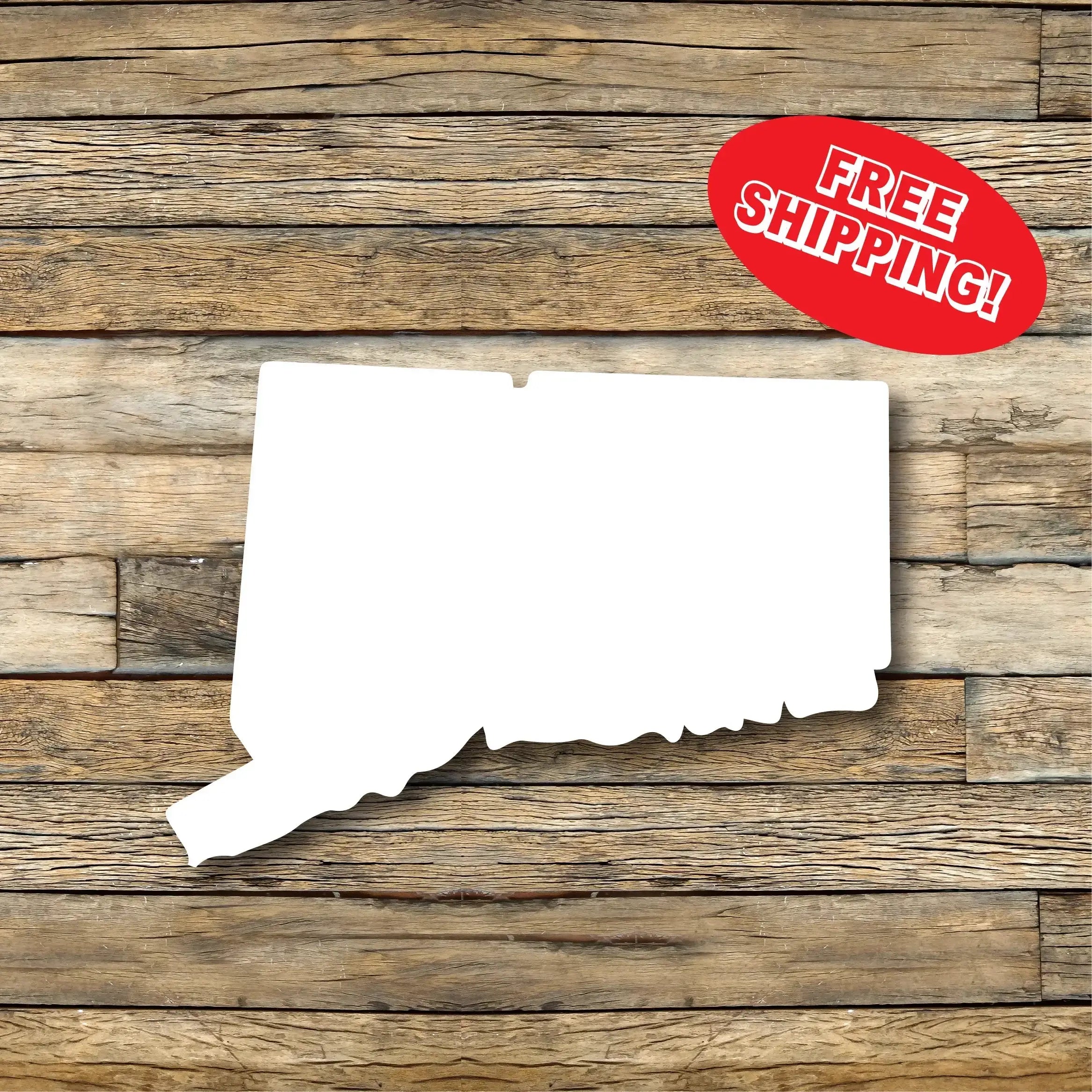 Connecticut Car Decal, Bumper Sticker, Multiple Sizes Available, Vinyl Car Decal, Connecticut State, State Outline Decal