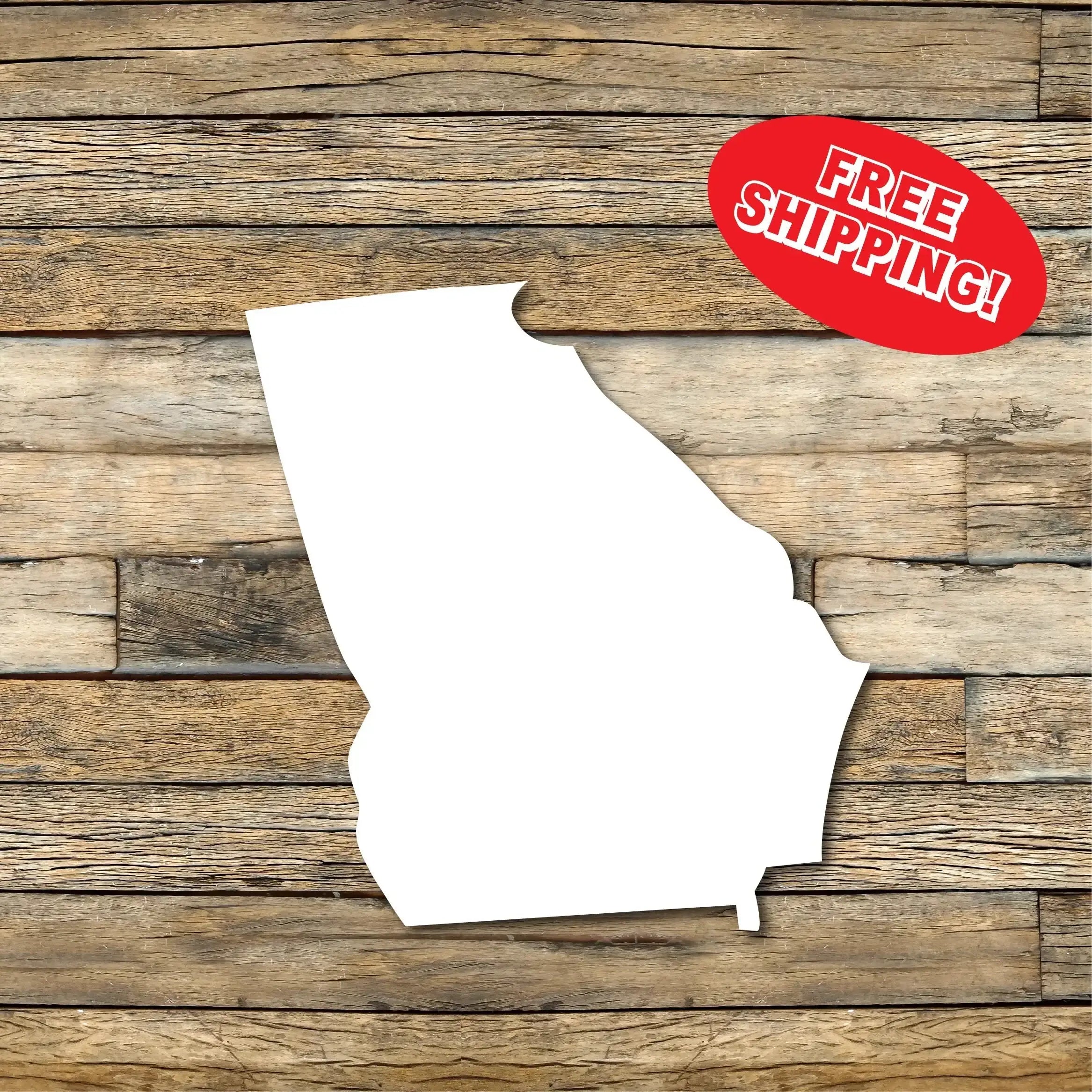 Georgia Car Decal, Bumper Sticker, Multiple Sizes Available, Vinyl Car Decal, Georgia State, State Outline Decal